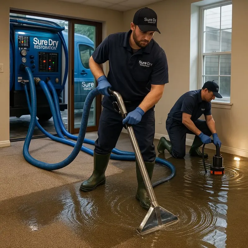 Water Extraction and Removal process in Fruitland Park, FL